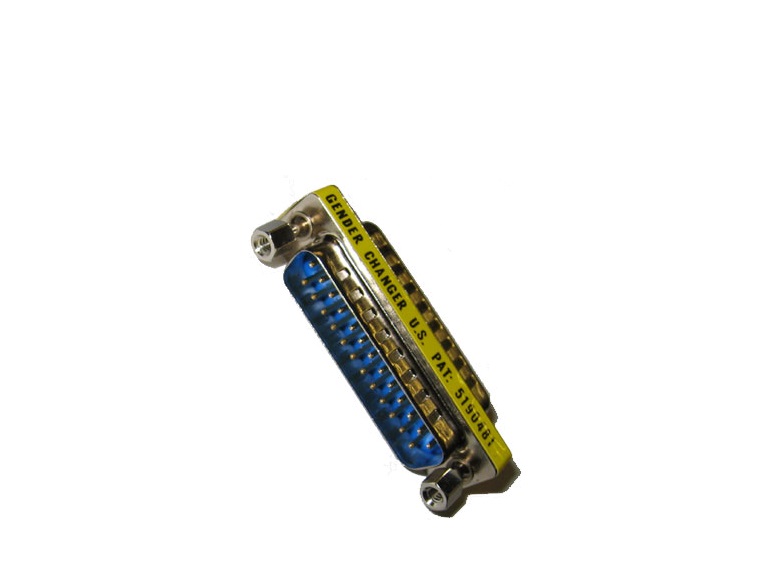 RS232 Gender changer adapter 25/25pin - 2 x male connector (m/m)